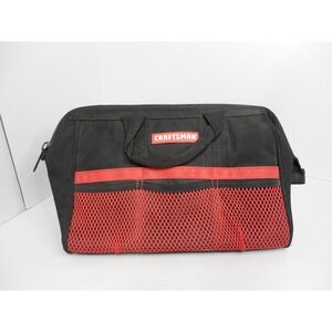 Craftsman Six-Pocket Large Mouth Tool Bag 37535 13 In X 9 in x 8 in Zippered